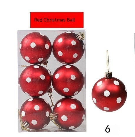 6cm Christmas Balls Arrangement