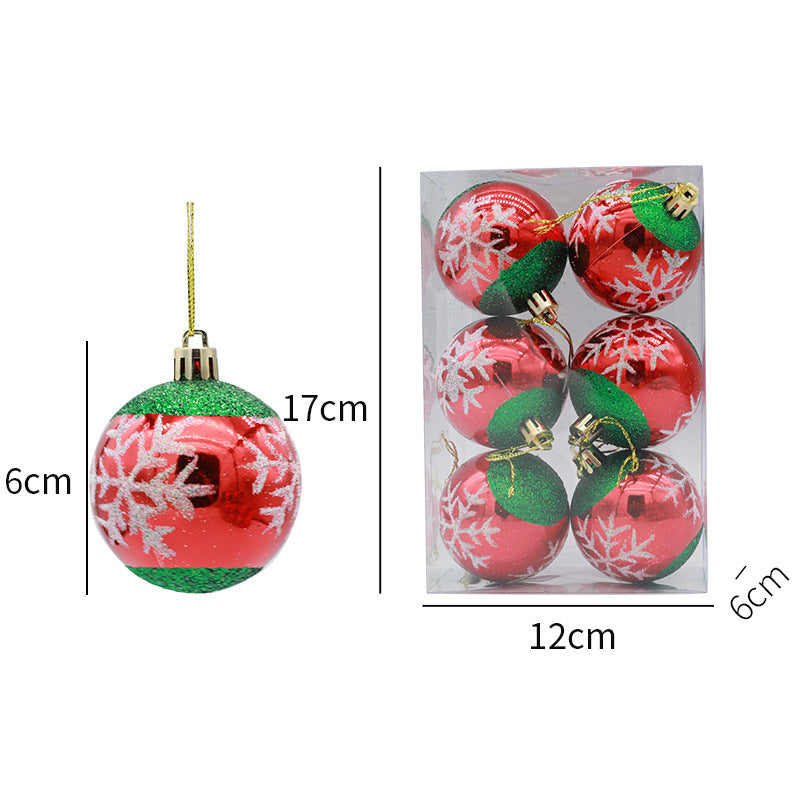 6cm Christmas Balls Arrangement
