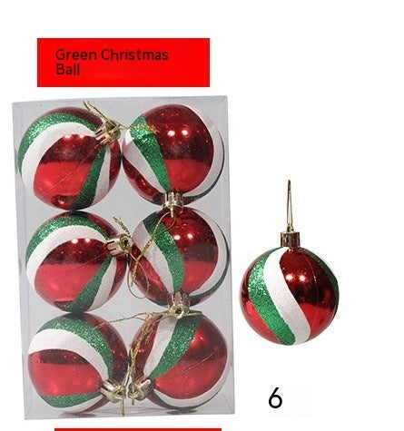 6cm Christmas Balls Arrangement