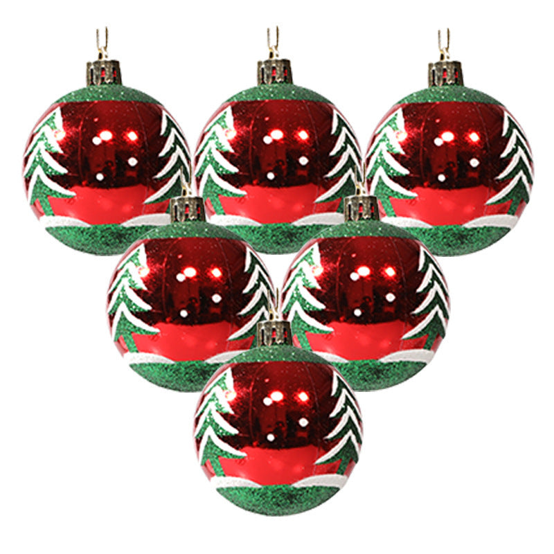 6cm Christmas Balls Arrangement