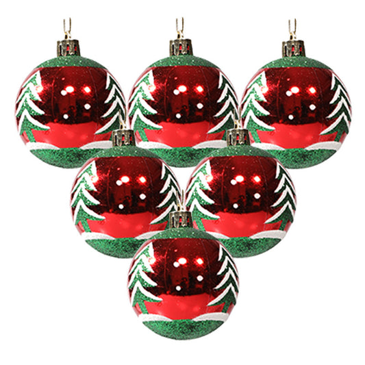 6cm Christmas Balls Arrangement